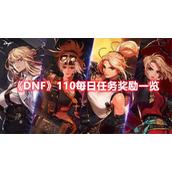 《DNF》110每日任务奖励一览