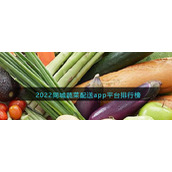 2022同城蔬菜配送app平台排行榜