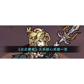 《点点勇者》火系核心英雄一览