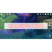 原神祓行镇守之森攻略