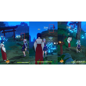 原神秋津森夜试胆会搭档位置介绍