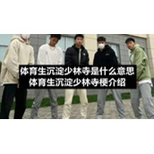 体育生沉淀少林寺是什么意思-体育生沉淀少林寺梗介绍