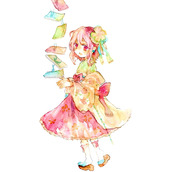 东方Project稗田阿求插画图片