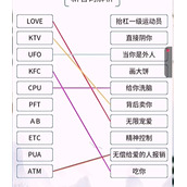 我的文字世界按照正确的意思连线攻略