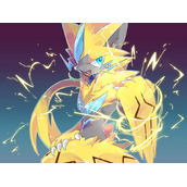 宝可梦捷拉奥拉插画图片
