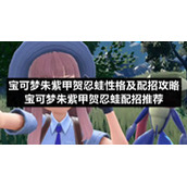 宝可梦朱紫甲贺忍蛙性格及配招策略-宝可梦朱紫甲贺忍蛙配招推荐