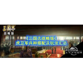 三国志战略版虎卫军兵种搭配及玩法汇总