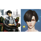 龙族幻想捏脸数据男极品脸分享