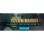 《lol英雄联盟》台服点券充值比例详情一览