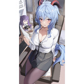 原神▽角色不遮副乳甘雨大全