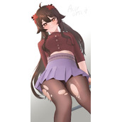 原神安柏乳液pixiv狂飙图