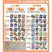 原神3.5深渊12层阵容推荐策略