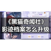 《黑猫奇闻社》影迹档案怎么升级