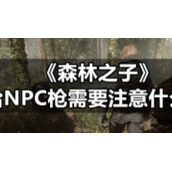 《森林之子》给NPC枪需要注意什么