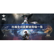 古魂全功能解锁等级一览