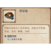 烟雨江湖何首乌哪里有获取方法攻略