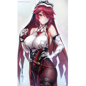 原神罗莎莉亚乳液狂飙图