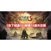 《地下城堡3》秘境16通关攻略