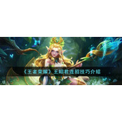 《王者荣耀》王昭君连招技巧介绍
