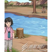 一代沙雕帮小女孩过河怎么通关
