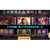 《王者荣耀》鹰之守护礼包奖励内容一览