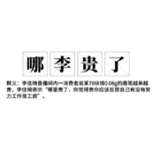 哪李贵了是什么梗