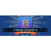 《楚税通》交社保费方法