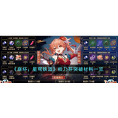 《崩坏；星穹铁道》桂乃芬突破材料一览