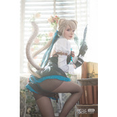 生化4重制版艾什莉演员PeachMilky最近COS了玉玲珑和原神琳妮特详情