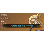《原神》裁断突破材料一览