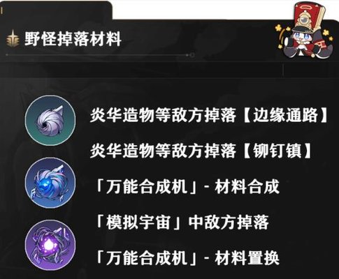 崩坏星穹铁道毁灭角色养成材料汇总