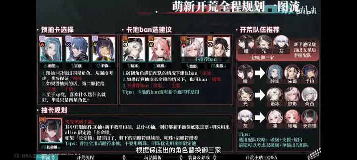 归龙潮新人必看开荒一图流