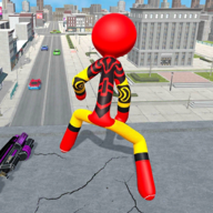 Stickman Rope Hero Superhero
