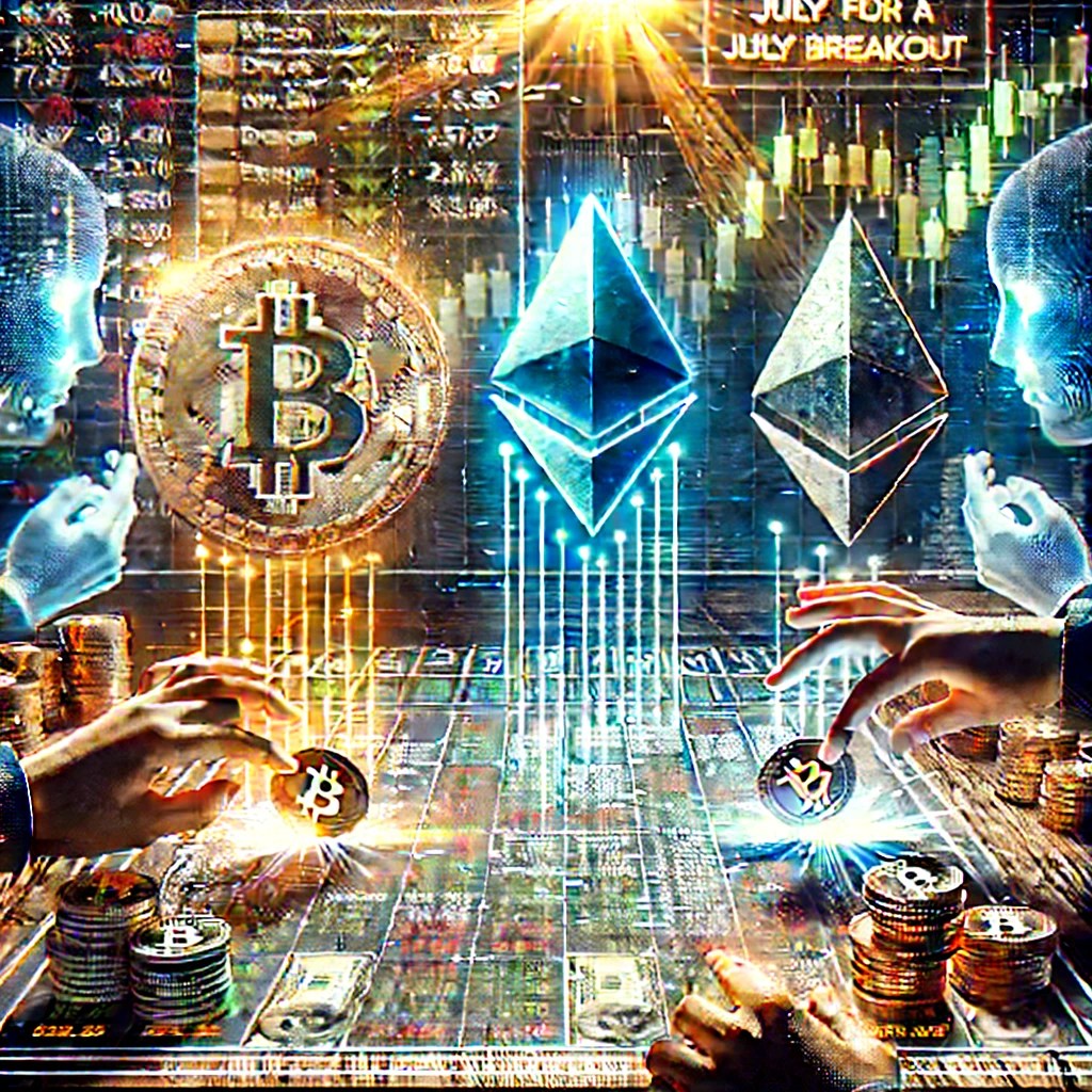 比特币还是以太坊？期权交易者正押注7月将迎来突破行情