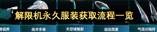 解限机永久服装获取流程(你知道解除限制的码是多少)
