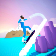 冬季滑雪比赛3D