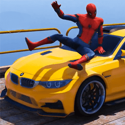 超级英雄开赛车