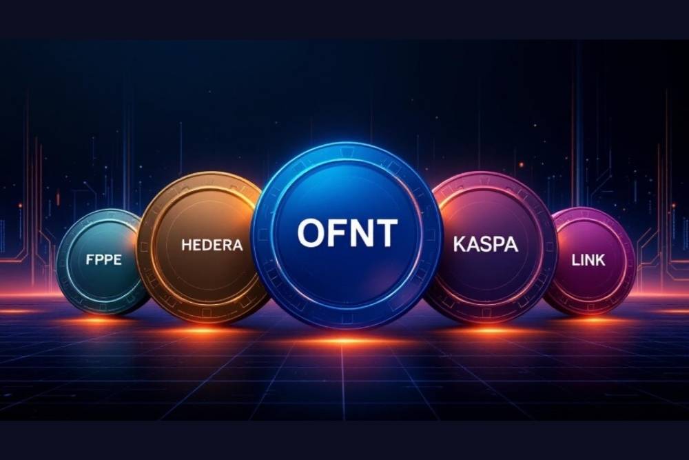 2025年7月五大实用型加密代币推荐：Hedera、OFNT、Kaspa、FloppyPepe、Chainlink