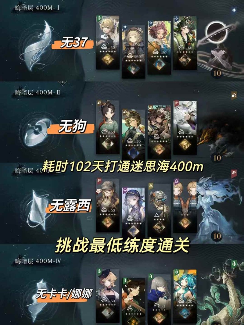 重返未来1999迷思海-迷思海400m低练度