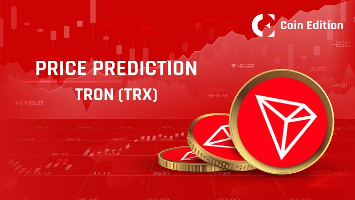2025年8月10日TRON（TRX）价格预测：七月强劲上涨后，TRX在0.34美元下方盘整