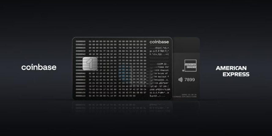 Coinbase将携手美国运通推出加密货币信用卡 消费最高回馈4%比特币