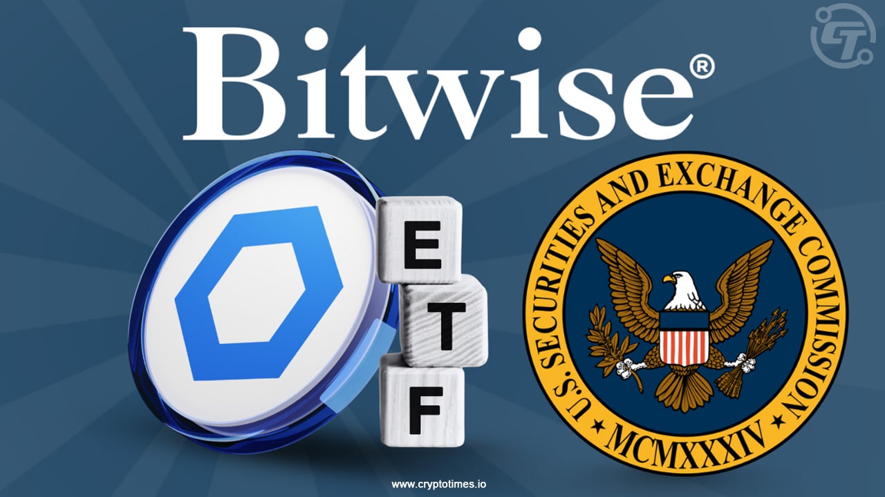 Chainlink（LINK）在Bitwise向SEC提交ETF申请后飙升