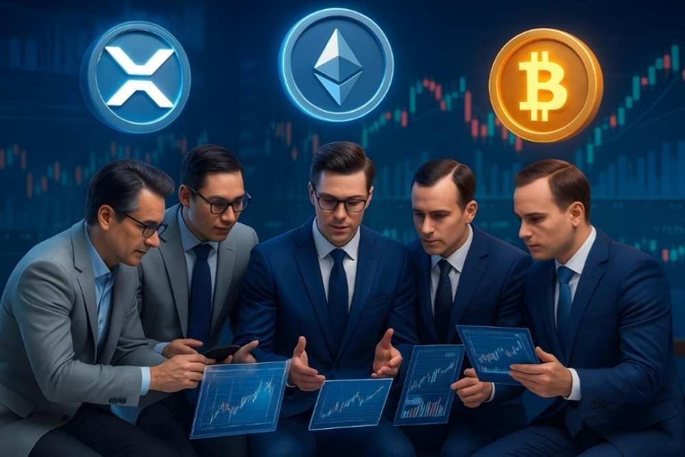 XRP vs 以太坊 vs 比特币 — 2025年10月前投资者最佳选择是哪一种加密货币？