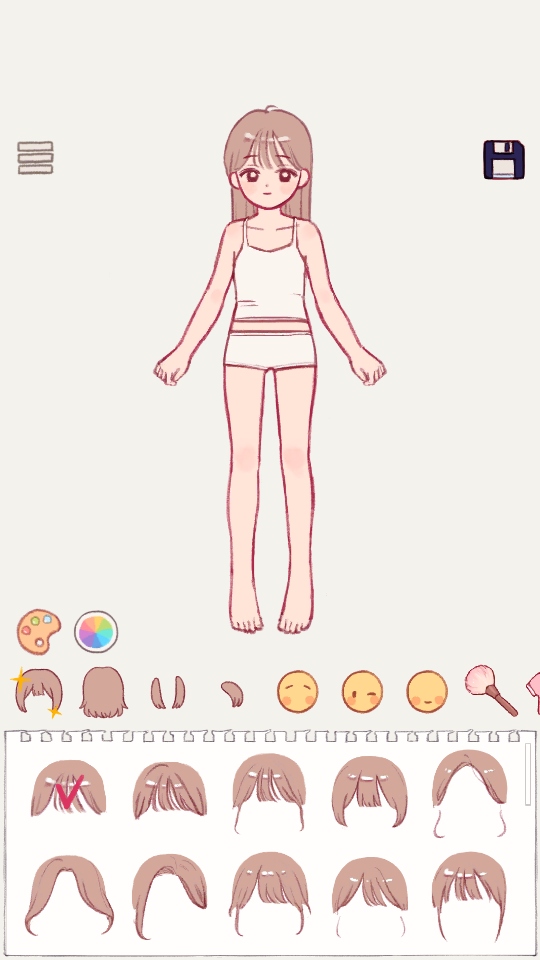 铅笔女孩换装游戏