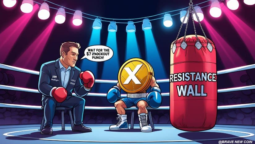 XRP价格预测：分析师预测在瑞波币价格达到7美元前将出现盘整