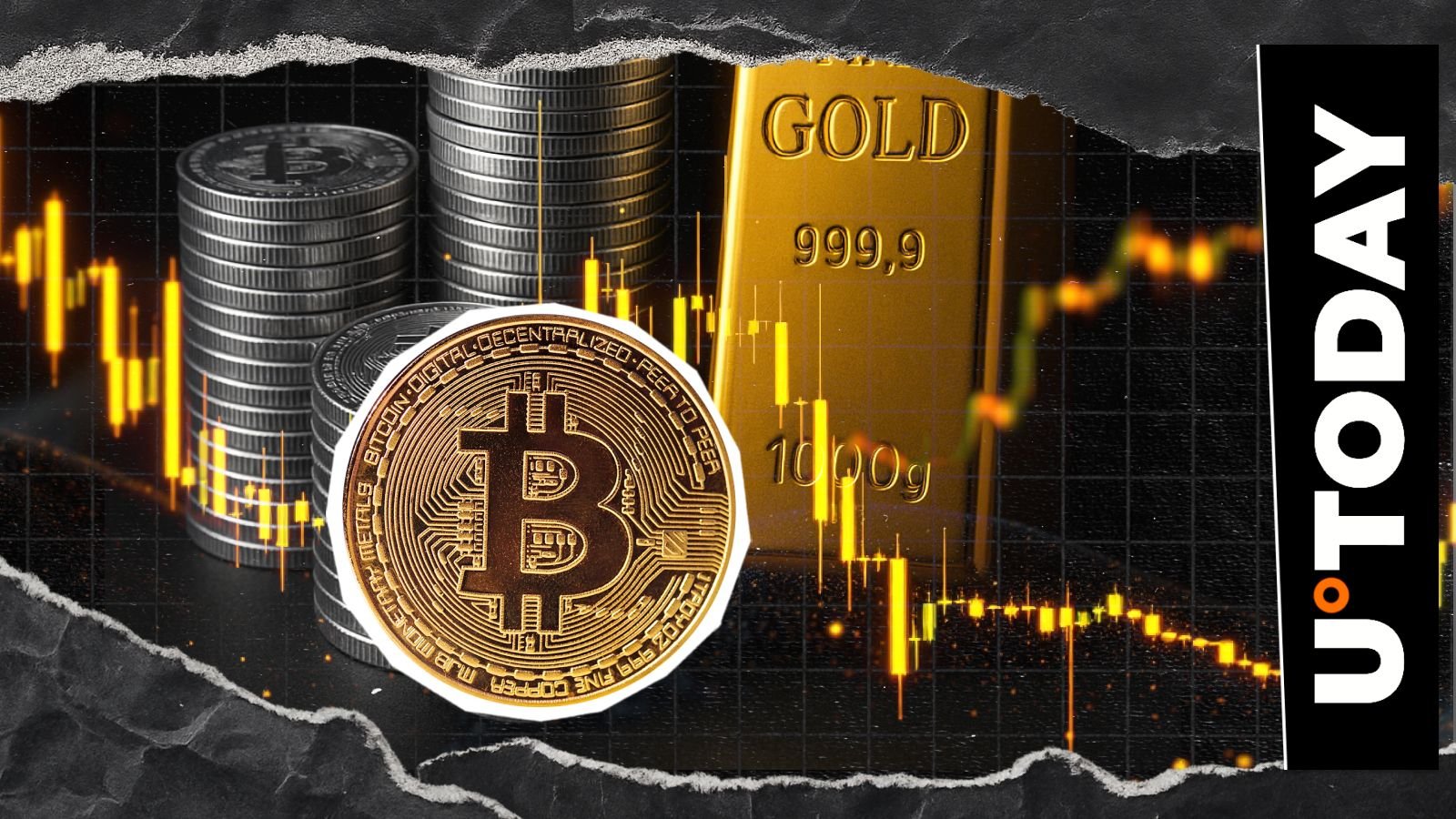 比特币（BTC）正式与黄金脱钩
