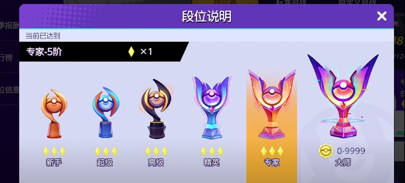 宝可梦大集结段位有哪些-段位系统详细