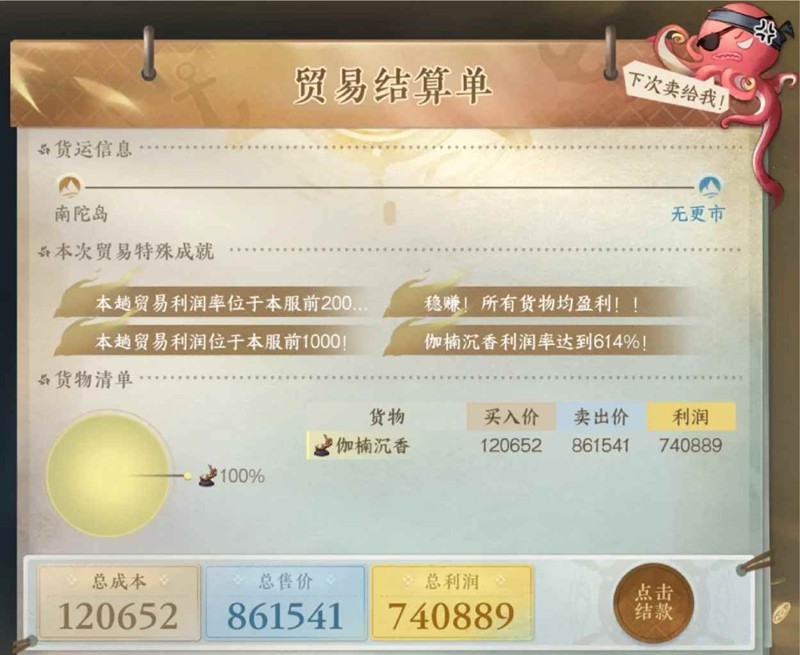 逆水寒本周航海最优路线推荐-额外获取2个金币