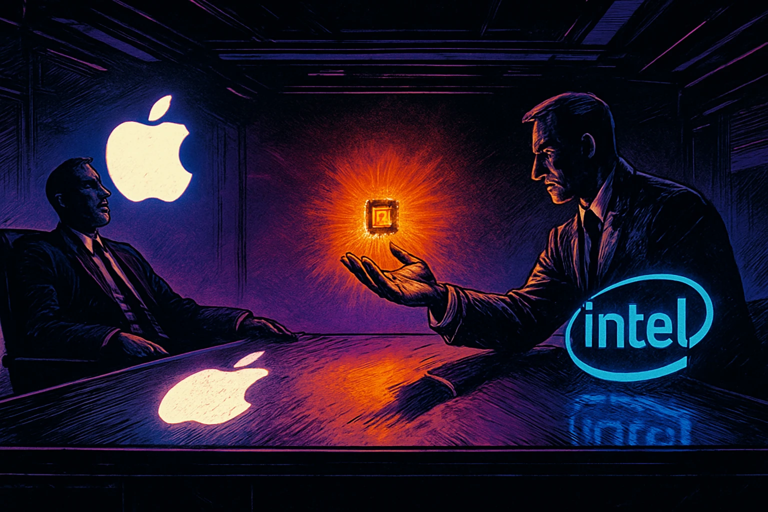 intel与苹果重开「晶片会议」股价大涨，Apple放弃M系列晶片回归英特尔Core Ultra？