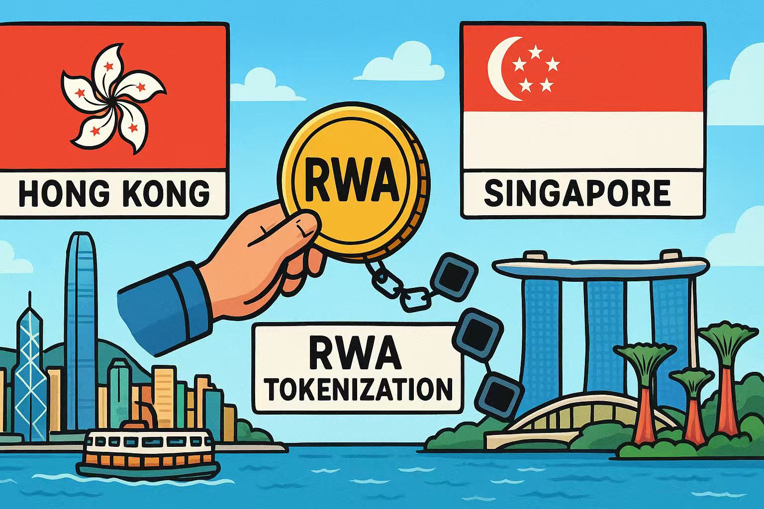 亚洲双城记：香港与新加坡的 RWA 赛道角逐